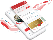 smartphone showing ibank app
